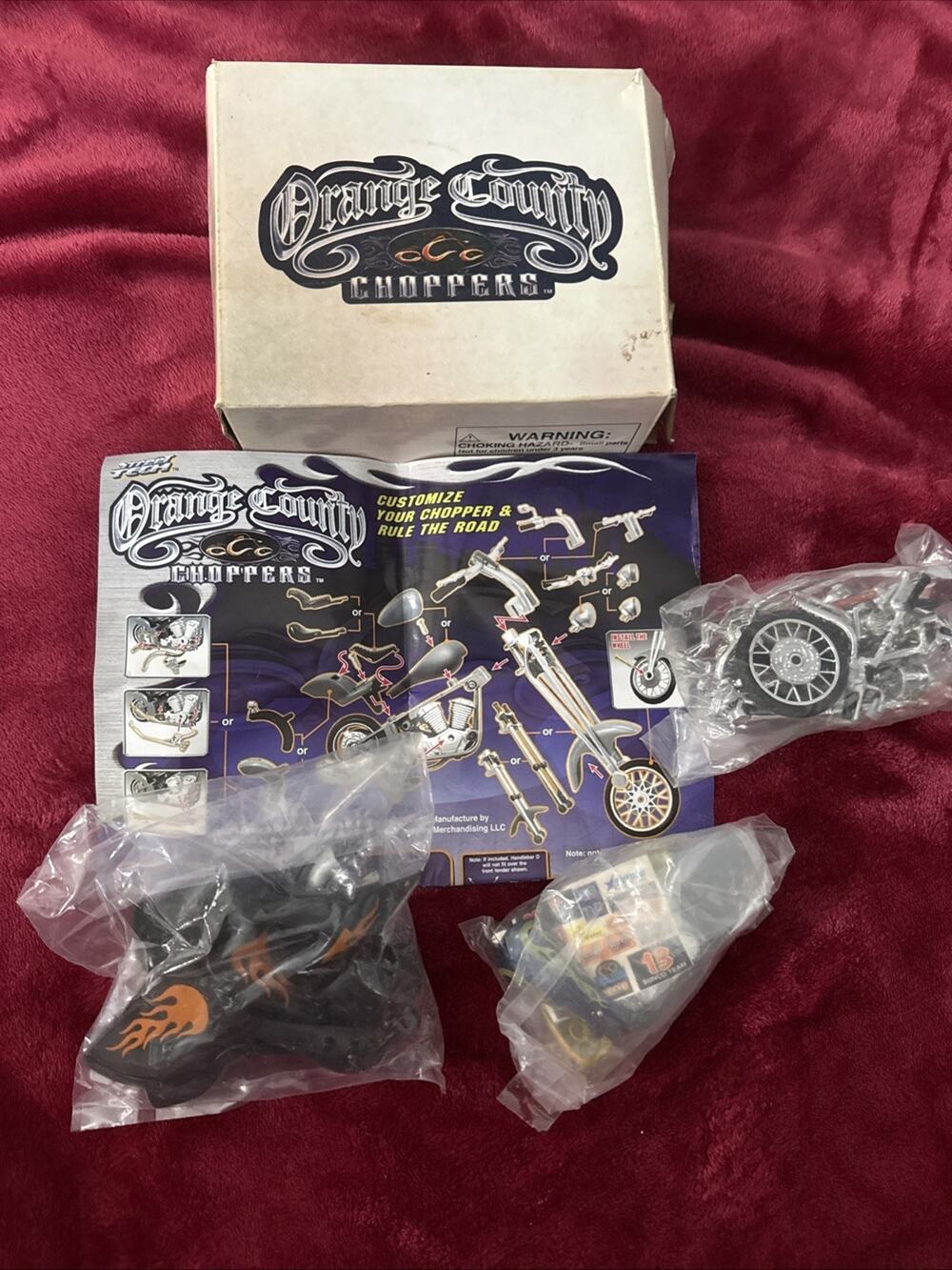 2005 *7 IN 1 CUSTOM ORANGE COUNTY MOTORCYCLE CHOPPER KIT *NEW* Open Box #366245